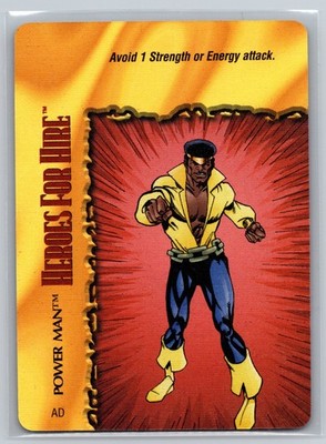 1995 Marvel OverPower CCG Heroes For Hire AD Power Man Special Defensive