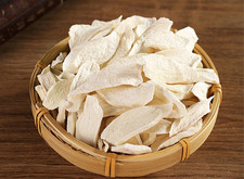 Premium dried herb wild knotty Yam （Dioscorea ）铁棍怀山药片 200g