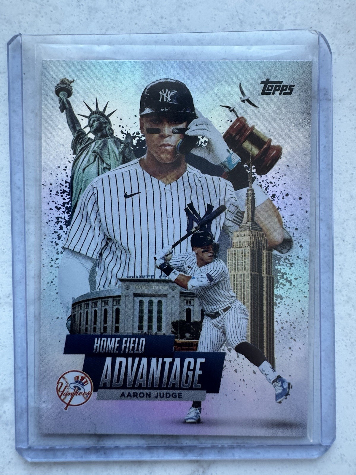 Topps 2025 Series 1 Home Field Advantage Aaron Judge Yankees #HA-1