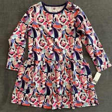 NWT Tea Long Sleeve Pocket Dress: Bala Floral: Size 8: 100% Cotton