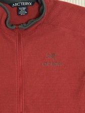Arcteryx Fleece Pullover Sweatshirt Red XL - Arc'teryx
