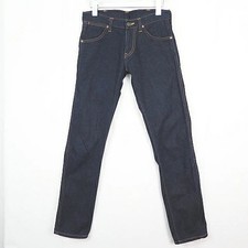 A BATHING APE Denim 5P Pants Logo Patch XS Blue 2sa7438 Men's [Vector Ol...