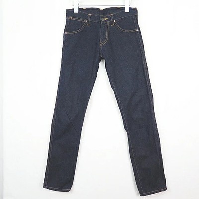 A BATHING APE Denim 5P Pants Logo Patch XS Blue 2sa7438 Men's [Vector Old Clothe