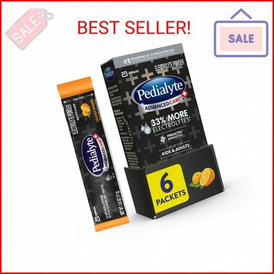 Pedialyte AdvancedCare Plus Electrolyte Powder, Has 33% More Electrolytes and Pr