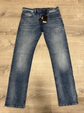 Diesel Men’s Safado Jeans Size 32 x 32 Light Blue Regular Fit Straight Leg RB066