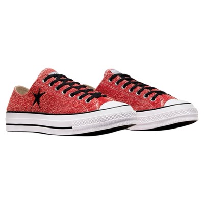 Converse X Stussy Chuck 70 Low Men Size Poppy Red A07664C