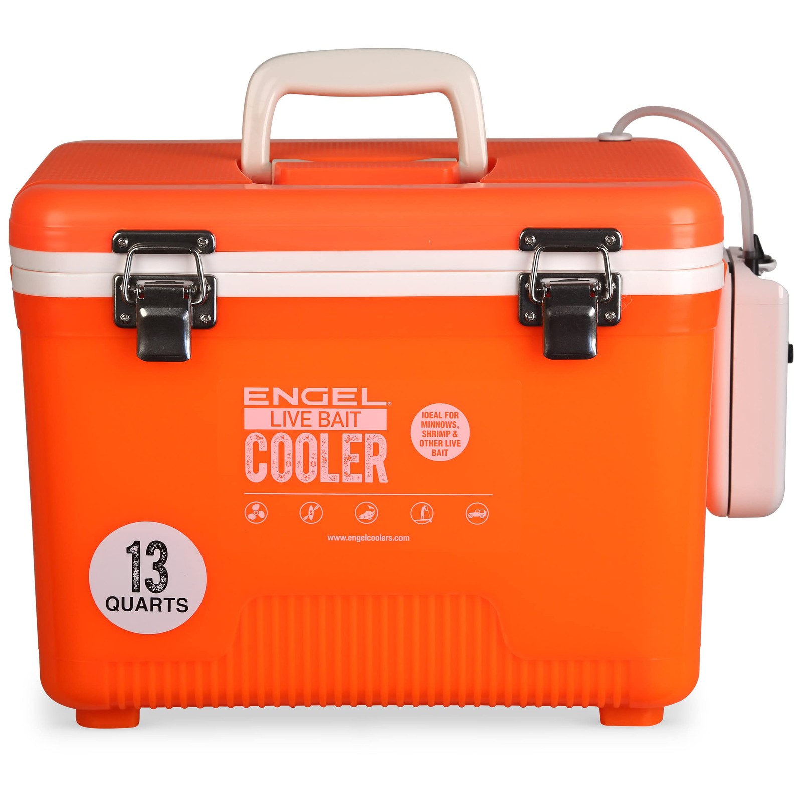 Box With 2 Speed Aerator Pump Portable Fishing Engel