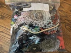 Costume Jewelry 5lb Lot Vintage and modern Mostly Wearable beaded necklaces.
