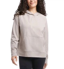 Danskin Women's Melange Hoodie Ashes Of Roses Heather Medium