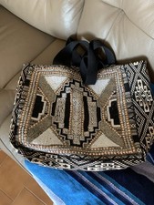 Borse Borsa Shopper Borchie Ricami Capiente Perle Perline Etnica