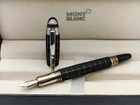 Montblanc Starwalker Matte Black Fountain Pen + Silver Clip Used With Box