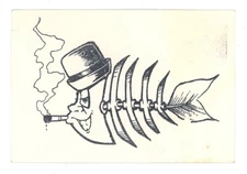 Fishbone Promotional Index Cardstock Card Rock Band