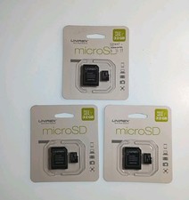 Unirex 32GB Micro SD HD Class 10 Memory Card with Adapter USB Reader LOT of ( 3