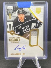 2023 Upper Deck Ultimate Collection Debut Threads /99 Alex Laferriere Auto
