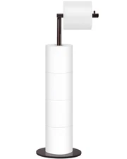 Toilet Paper Holder Stand, Free Standing Toilet Paper Roll Holder Bathroom decor