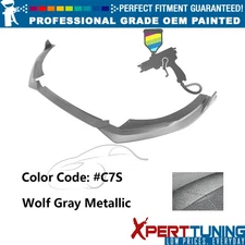 For 21-24 Kia K5 GT-Line RD Front Lip Spoiler PP Painted #C7S Wolf Gray Metallic