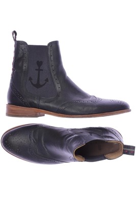 CRICK IT Stiefelette Damen Ankle Boots Booties Gr. EU 40 Leder Grau #p0q21af
