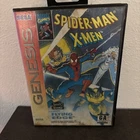 Spiderman X-Men: Sega Genesis Case And Cart Only No Manual, Not Tested