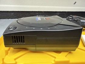 Sega Dreamcast Sega Sports Edition Black Console With Controller Cables Tested