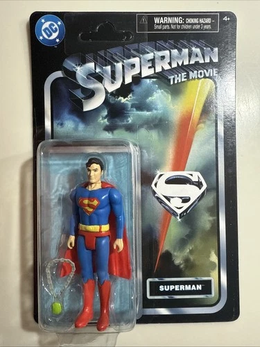 Superman the Movie Christopher Reeve DC Comics Figure Spinmaster HangTag Unpunch
