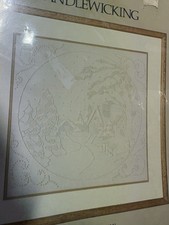 Something Special Candlewicking Kit Winter Scene 80101 Frameable Art 14"x14" New