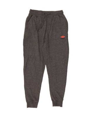 UMBRO Mens Tracksuit Trousers Joggers Small  Grey Polyester DH59
