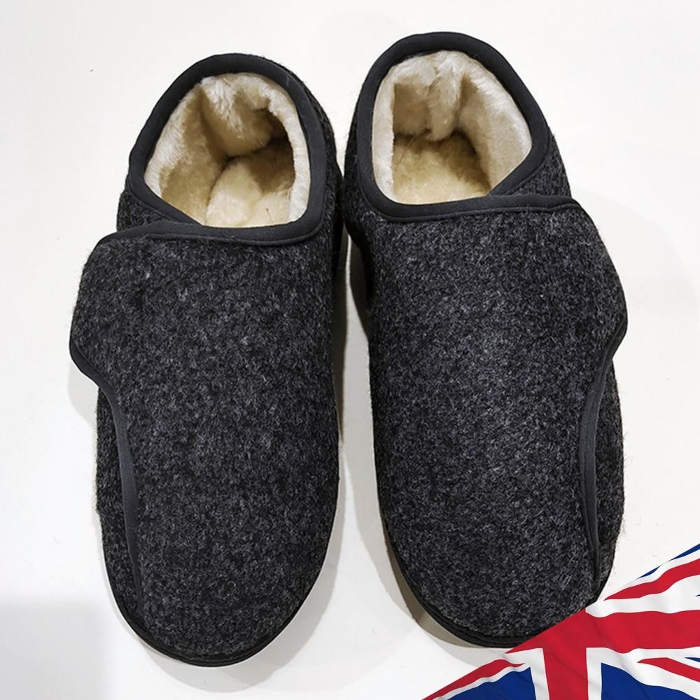 SAOLA Scarpe da casa uomo donna suola antiscivolo casa passeggio per piedi gonfi