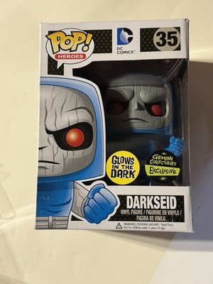 Funko Pop! Heroes DC Comics Darkseid 35 Glow Gemini Collectibles Exclusive +case