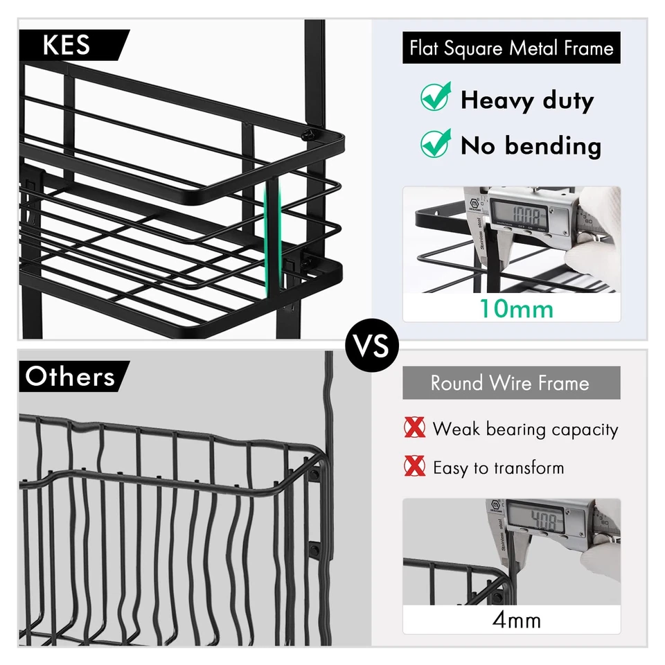Ironing Board Hanger Over The Door Ironing Board Holder T Shape Fit for 1 3/8... - Image 3 of 4