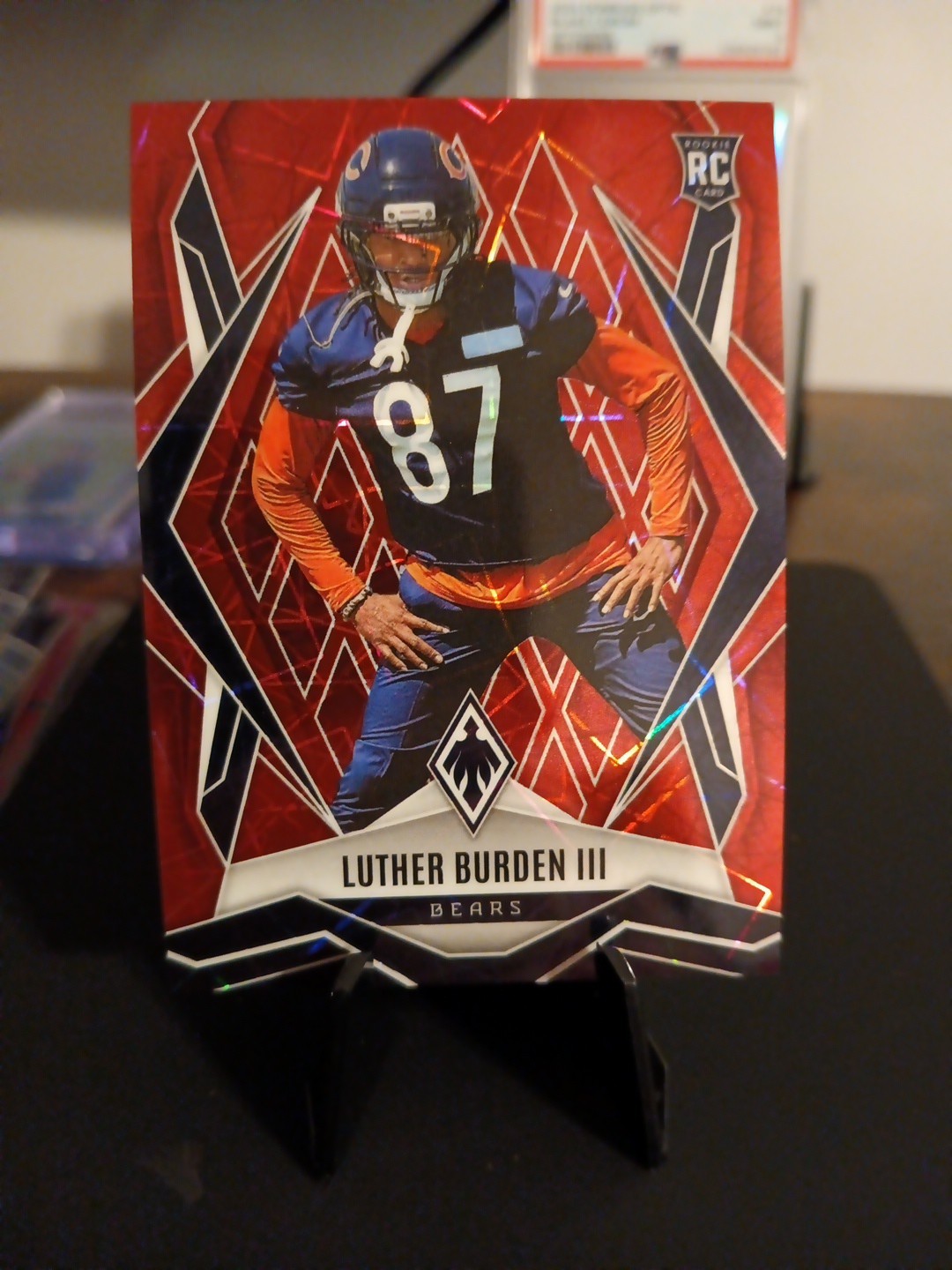 2025 Panini Phoenix #196 Luther Burden III Red Lazer Prizm #/199
