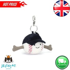 Jellycat Amuseable Sports Baseball Bag Charm Soft Toy BNWT & Dust Bag UK SELLER