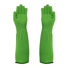 Cut Resistant Gloves Level 5 Guard Gloves With Long Arm Sleeves for Outdoor Work