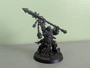 Exalted Deathbringer Impaling Spear Blades Khorne Chaos Age Sigmar 40k Primed 