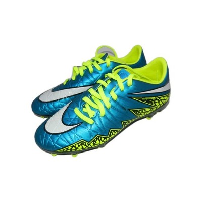 BRAND NEW Nike Women's Hypervenom Phelon II FG Blue Soccer Cleats Shoes Size 6.5