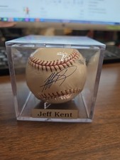 AUTOGRAPHED BASEBALL JEFF KENT SAN FRANCISCO GIANTS HOUSTON ASTROS