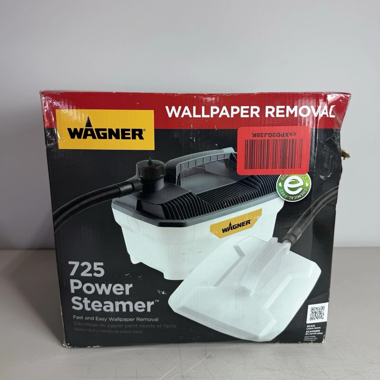 Wagner 725 Power Steamer Wallpaper Removal Tool New Open Box