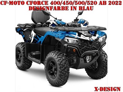 Speedstickers X-Design Graphic kit CF-Moto CForce 450/520 S/L 2022+ Blue/Blau