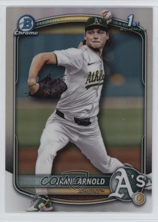2025 Bowman Draft Chrome Refractor Jamie Arnold #BDC-30 1d0x
