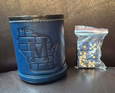Milwaukee Brewers Miller Lite Bar Dice Cup with Dice Set 