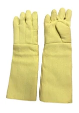 MADE WITH KEVLAR HIGH HEAT RESISTANT GLOVES FURNACE 23" PAIR MELTING WELDING