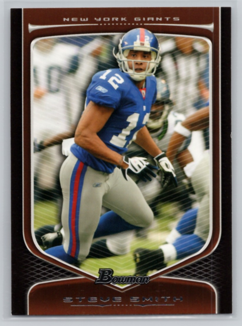 2009 Bowman Draft Picks #96 Steve Smith New York Giants