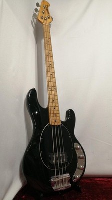 MUSIC MAN Stingray 4 Black Made in USA 2004 Solid Body Electric Bass Guitar