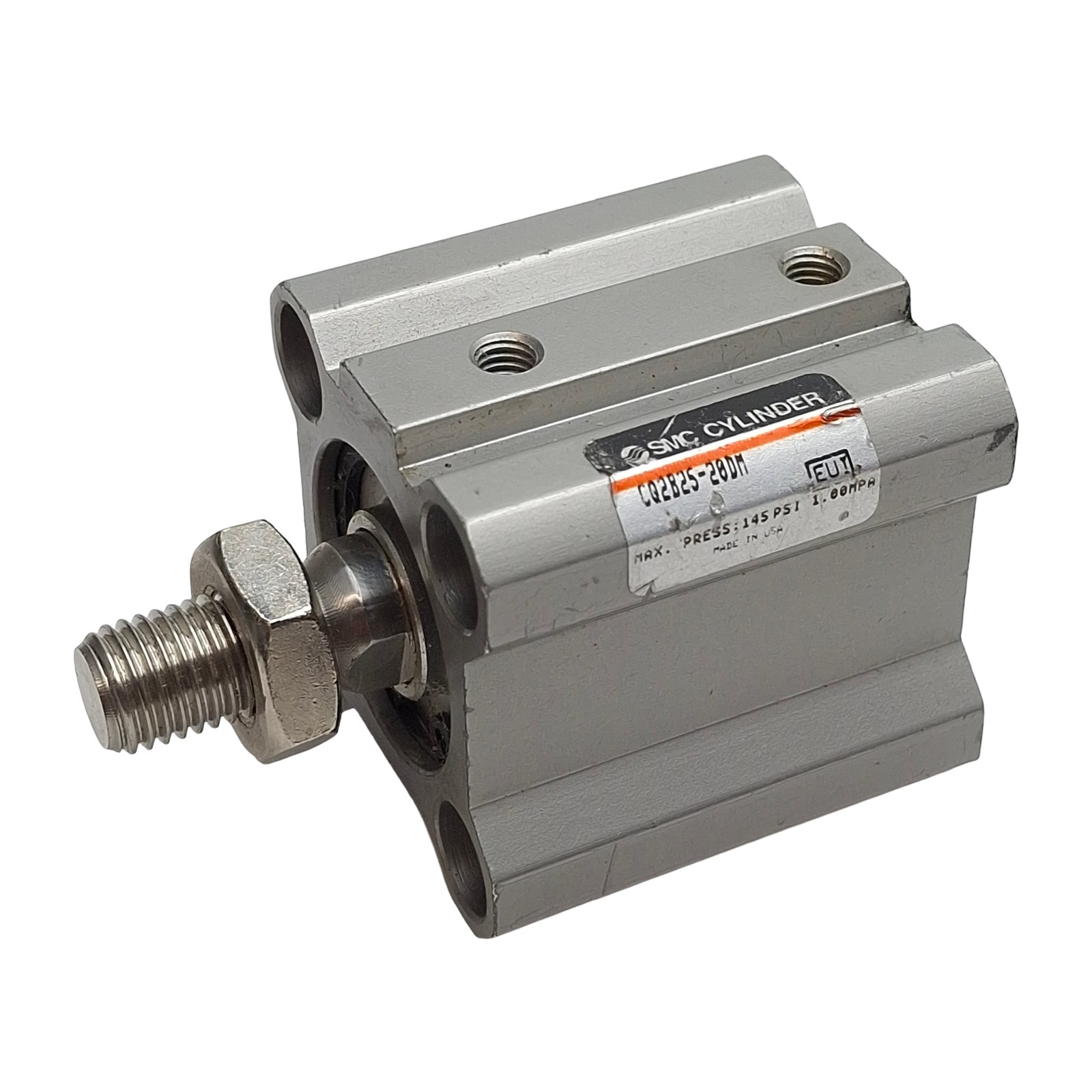 SMC CQ2B25-20DM Compact Cylinder, ø25mm Bore, 20mm Stroke, M5 x 0.8, 1.0MPa