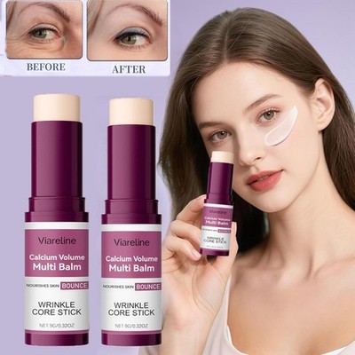 2Pack Calcium Volume Multi Balm, Wrinkle Core Stick, Anti-aging, Hydrating Firm