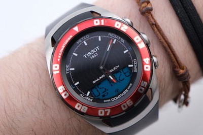 Tissot Sailing-Touch Men's Ani/digi Quartz Watch Sapphire Working 7 