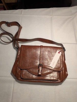 Esprit Leder Handtasche mit Schulterriemen