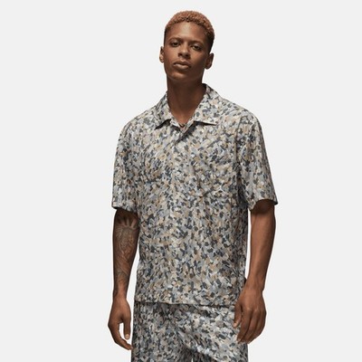 Size L- Jordan Essentials Men s Poolside Top, (Sail, FN4641-133).