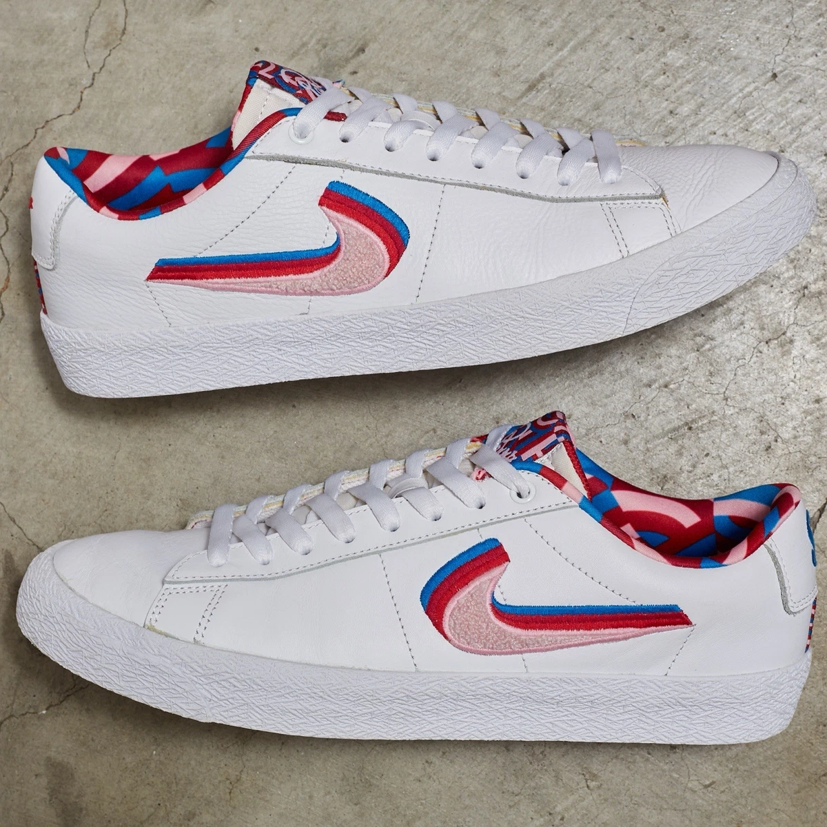 夏休みセール Nike SB × Parra Blazer GT QS 25.0 Las mejores ofertas en Nike Parra x Blazer GT SB QS Low White | eBay