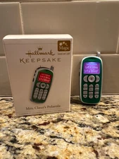 2006 Hallmark Keepsake Magic Ornament Mrs. Claus's Polarola Cell Phone Sound