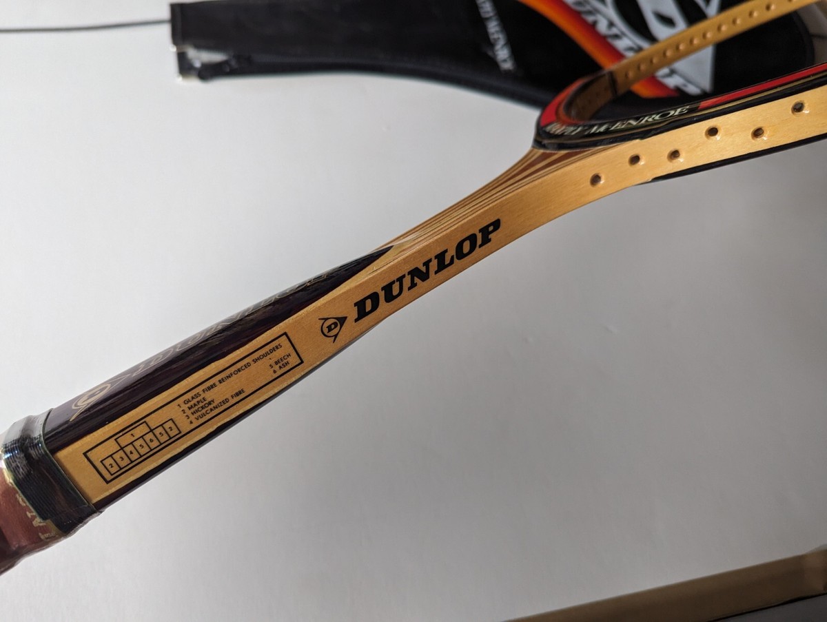 New Rare Dunlop Maxply MCenroe PERSONAL JMCE PRO STOCK